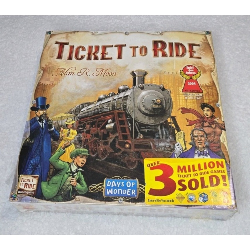 Days of Wonder Ticket to Ride Trains Board Game Alan R. Moon New NIB